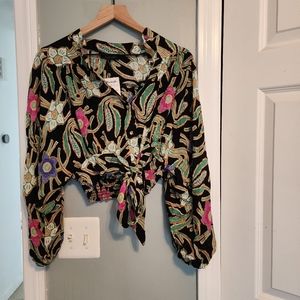 Rachel Zoe tie top